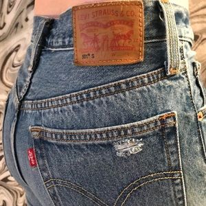 Premium Levi 501 Tapered Distressed Jeans